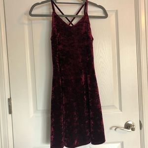 Maroon Dress